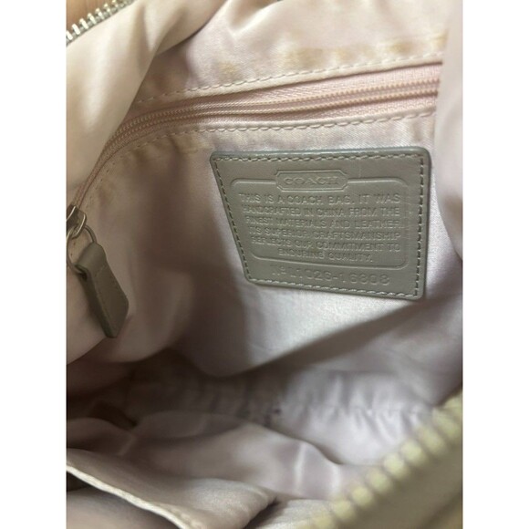 Y2K COACH 16808 KRISTIN Convertible Leather  Hobo Bag/purse Taupe/Gray - Picture 9 of 13